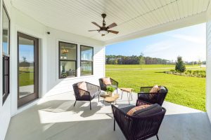 Outdoor seating area